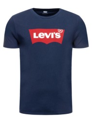 ανδρικό graphic set-in neck t-shirt navy μπλε levi`s 17783-0139