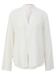 γυναικεία πουκαμίσα λευκή s.oliver 2140749-0200