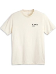 ανδρικό graphic t-shirt εκρού levi`s 22491-1493