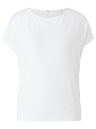 γυναικείο t-shirt λευκό s.oliver 2112030-0100