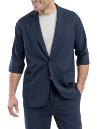 ανδρικό overshirt μπλε vittorio santo-blue