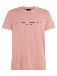 ανδρικό t-shirt ροζ tommy hilfiger mw0mw35186-tj5