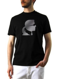 ανδρικό t-shirt μαύρο karl lagerfeld 755052 542224-990