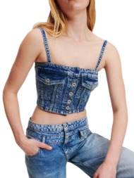 γυναικείο τζιν τοπ μπλε ...