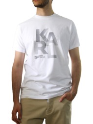 ανδρικό t-shirt λευκό karl lagerfeld 755037 542221-19