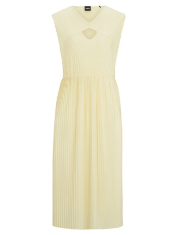 γυναικείο exoa φόρεμα κίτρινο boss 50510151-760