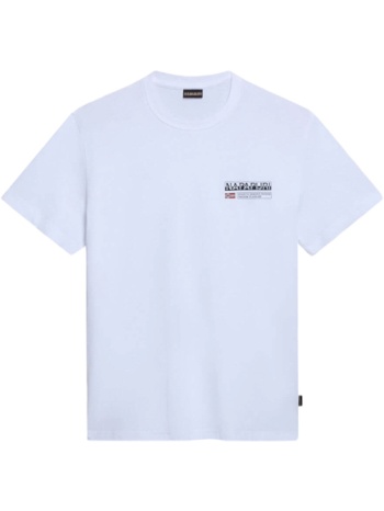 ανδρικό s-kasba t-shirt λευκό napapijri np0a4hqq-0021