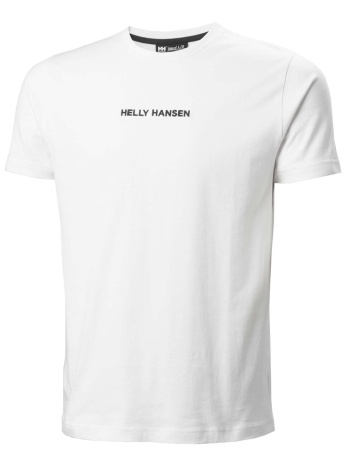 ανδρικό heh core t-shirt λευκό helly hansen 53532-001