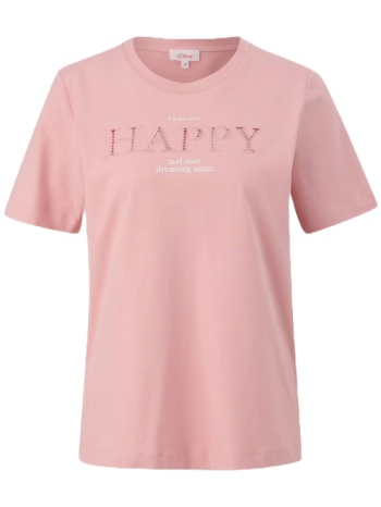 γυναικείο t-shirt ροζ s.oliver 2144448-42d0