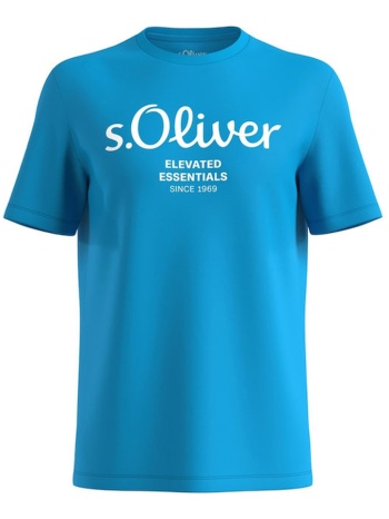 ανδρικό t-shirt μπλε s.oliver 2141458-62d1