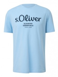 ανδρικό t-shirt γαλάζιο s.oliver 2141458-50d1