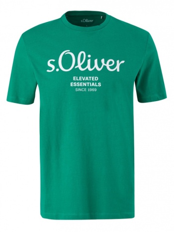 ανδρικό t-shirt πράσινο s.oliver 2139909-76d1