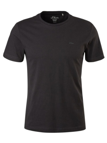 ανδρικό t-shirt μαύρο s.oliver 2057430-9999
