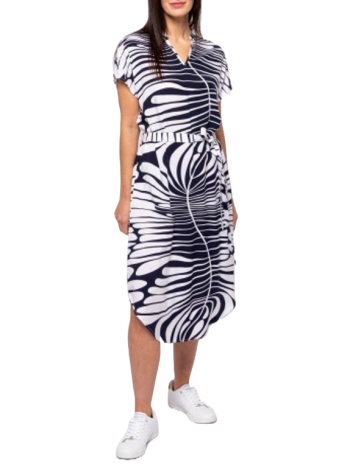 γυναικείο vlora φόρεμα μπλε heavy tools s24470-palms σε προσφορά