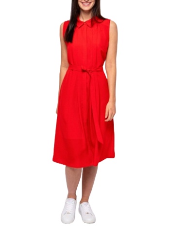 γυναικείο αμάνικο viri φόρεμα κόκκινο heavy tools s24466-red