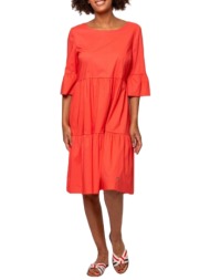 γυναικείο vettira φόρεμα πορτοκαλί heavy tools s24452-grenadine