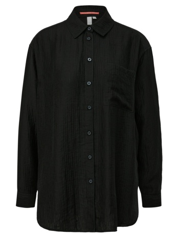 γυναικείο πουκάμισο μαύρο s.oliver 2139378-9999