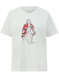 γυναικείο t-shirt λευκό s.oliver 2145262-02d0