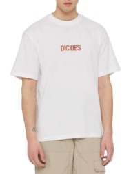 ανδρικό patrick springs t-shirt λευκό dickies dk0a4yr7-whx1