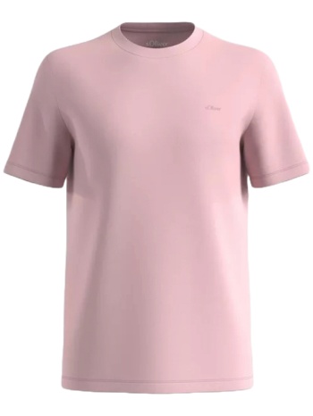 ανδρικό t-shirt ροζ s.oliver 2143953-4163