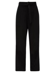 γυναικείο λινό παντελόνι μαύρο s.oliver 2143825-9999