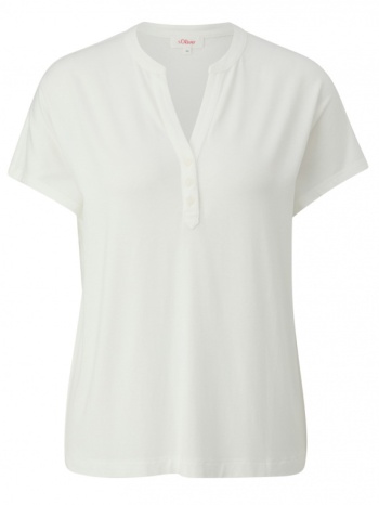γυναικείο top λευκό s.oliver 2144711-0210 σε προσφορά