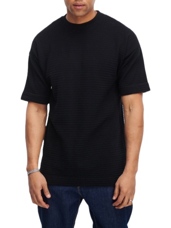 ανδρικό masida t-shirt μαύρο royal denim 4041-black σε προσφορά