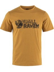 ανδρικό lush logo t-shirt κίτρινο fjallraven 12600219-166 acorn