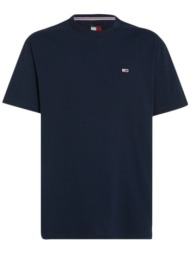 ανδρικό slim t-shirt navy μπλε tommy jeans dm0dm18649-c1g