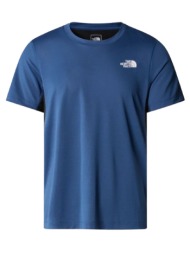 ανδρικό lightbright t-shirt μπλε the north face nf0a825o-mpf1