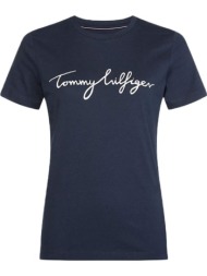 γυναικείο heritage t-shirt navy μπλε tommy hilfiger ww0ww24967-403