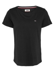 γυναικείο t-shirt μαύρο tommy jeans dw0dw14616-bds