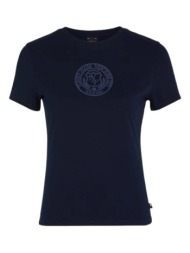 γυναικείο varsity explorer t-shirt navy μπλε tommy jeans dw0dw18405-c1g
