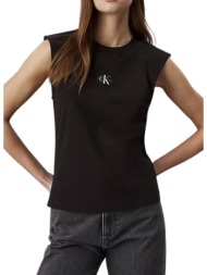 γυναικείο αμάνικο t-shirt μαύρο calvin klein j20j223560-beh