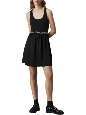 γυναικείο αμάνικο φόρεμα μαύρο calvin klein j20j221624-beh σε προσφορά