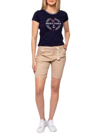 γυναικεία wendy βερμούδα μπεζ heavy tools s24565-sand σε προσφορά