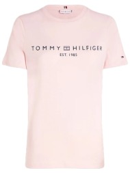 γυναικείο t-shirt ροζ tommy hilfiger ww0ww40276-tio