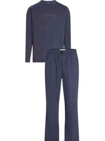 ανδρικό σετ πυτζάμας navy μπλε calvin klein 000nm2751e-sx4 σε προσφορά