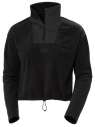γυναικείο daybreaker cropped fleece μαύρο helly hansen 49561-990