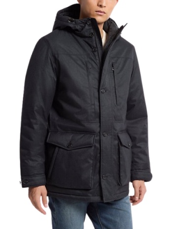 ανδρικό herringbone melange παρκά μαύρο michael kors σε προσφορά