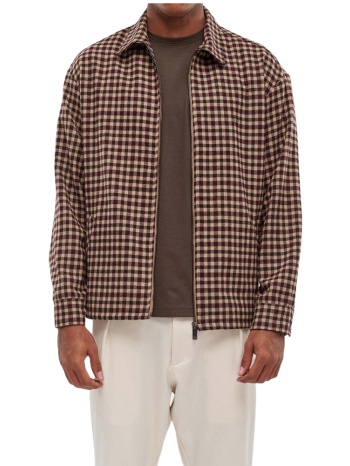 ανδρικό καρό overshirt royal denim asimov-5106 σε προσφορά