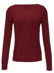 γυναικείο πουλόβερ μπορντό s.oliver 2153898-3874