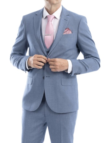 ανδρικό κοστούμι navy μπλε vittorio 1023vario-navy σε προσφορά