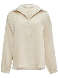 γυναικείο πουκάμισο μπεζ s.oliver 2154301-8058