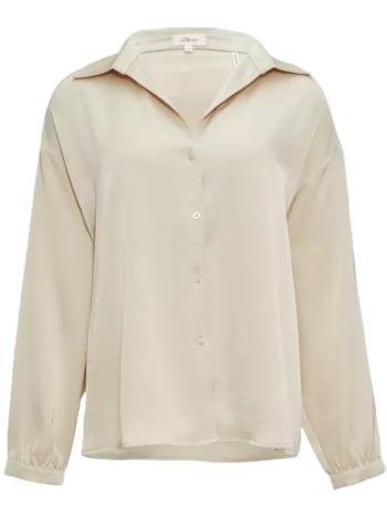 γυναικείο πουκάμισο μπεζ s.oliver 2154301-8058 σε προσφορά