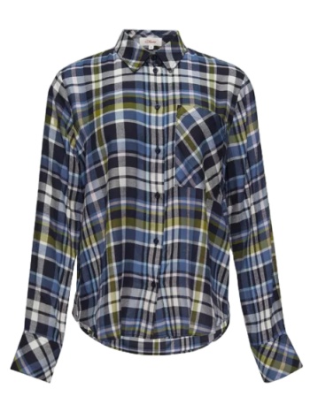 γυναικείο καρό πουκάμισο μπλε s.oliver 2154282-59n0 σε προσφορά