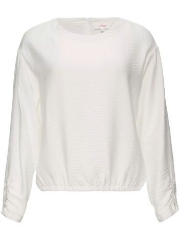 γυναικεία μπλούζα λευκή s.oliver 2154232-0210 σε προσφορά