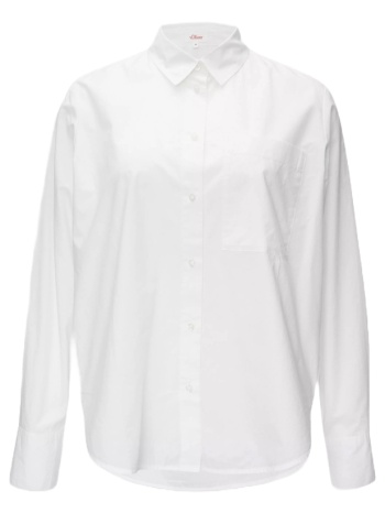 γυναικείο πουκάμισο λευκό s.oliver 2154555-0100 σε προσφορά