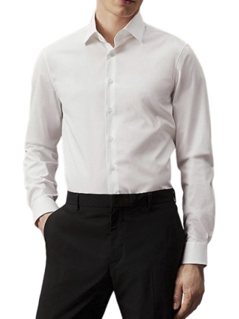 ανδρικό πουκάμισο λευκό calvin klein k10k109509-yaf σε προσφορά