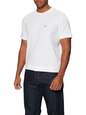 ανδρικό t-shirt λευκό calvin klein j30j327100-yaf